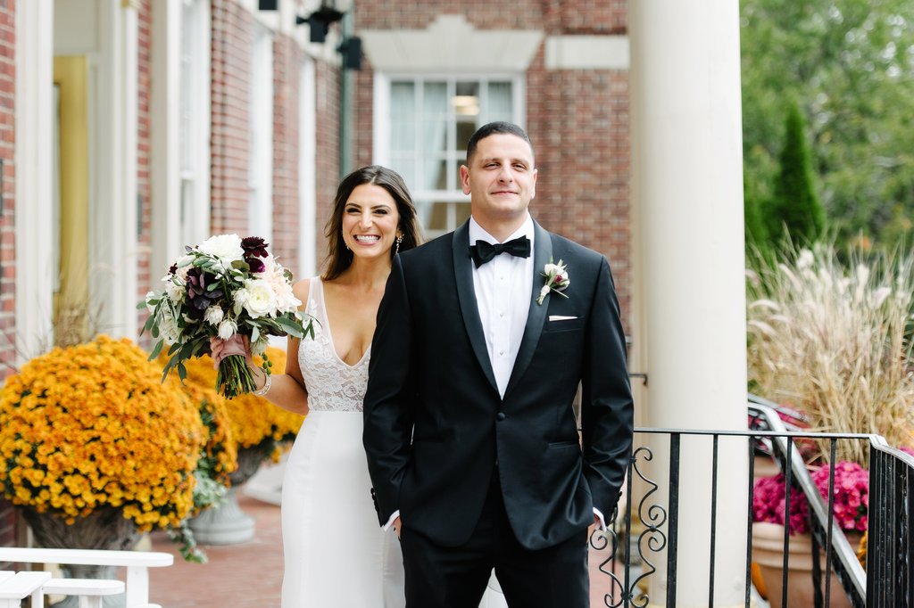 Kayla and Steve's Red and Gold Wedding The Atlantic Resort