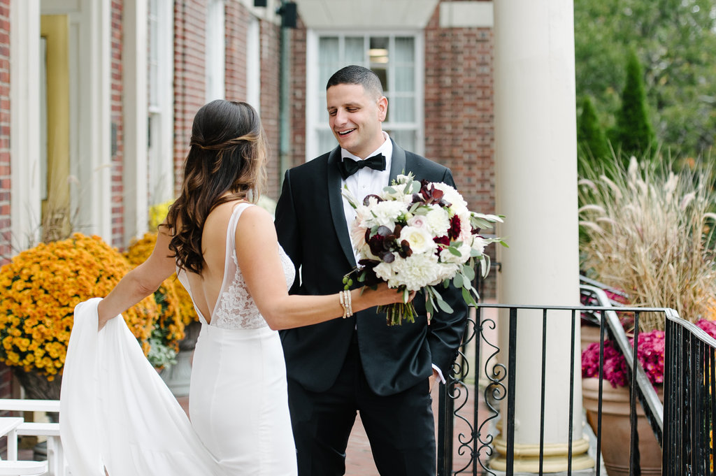 Kayla and Steve's Red and Gold Wedding The Atlantic Resort