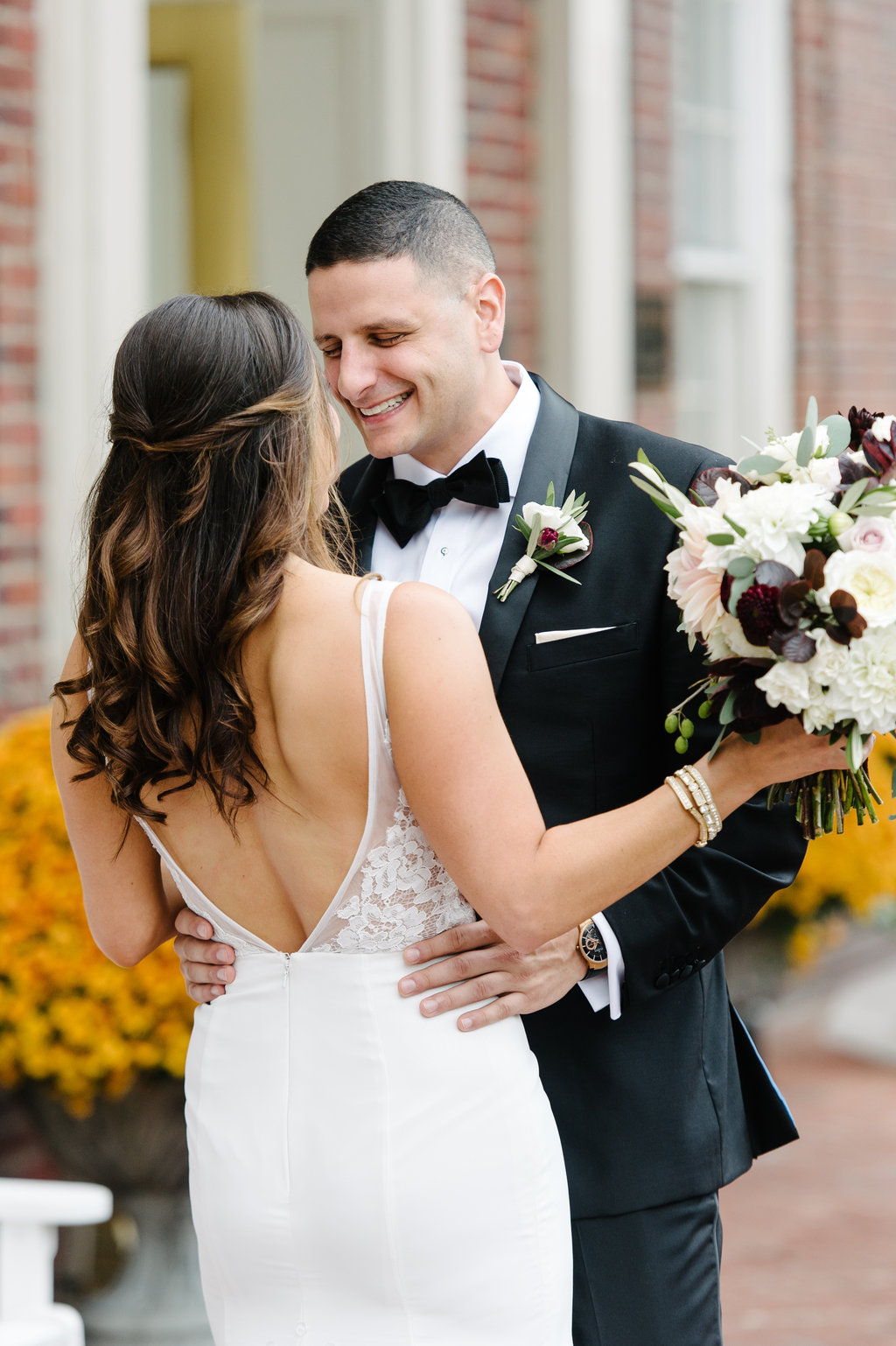 Kayla and Steve's Red and Gold Wedding The Atlantic Resort