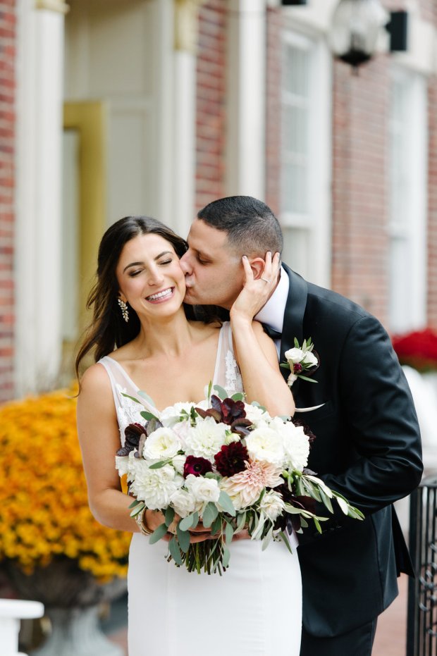 Kayla and Steve's Red and Gold Wedding The Atlantic Resort