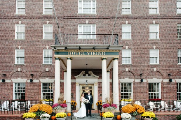 Kayla and Steve's Red and Gold Wedding The Atlantic Resort