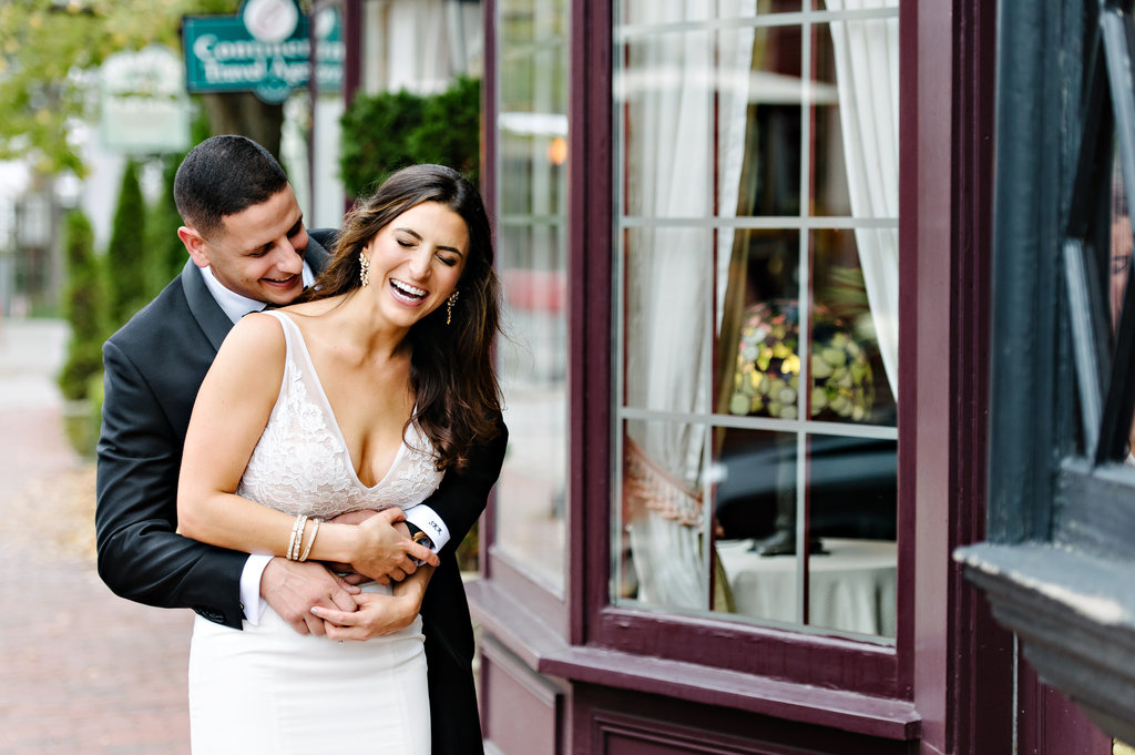 Kayla and Steve's Red and Gold Wedding The Atlantic Resort