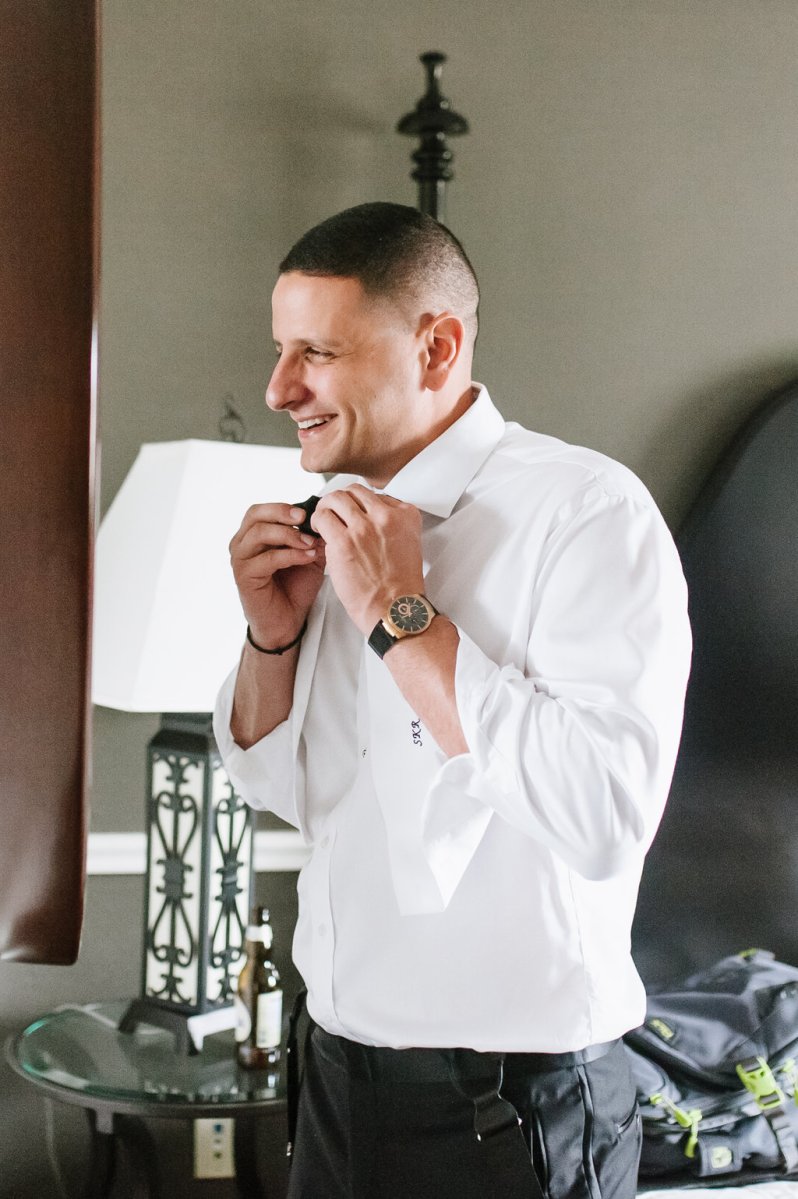 Kayla and Steve's Red and Gold Wedding The Atlantic Resort