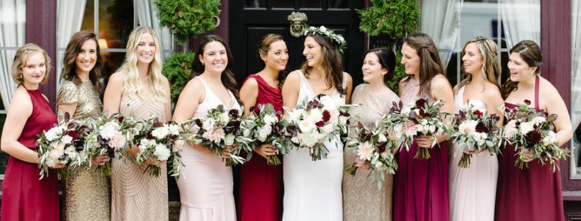 Kayla and Steve's Red and Gold Wedding The Atlantic Resort