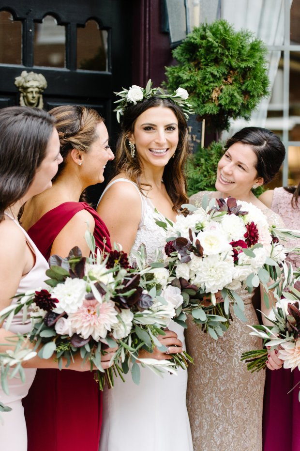 Kayla and Steve's Red and Gold Wedding The Atlantic Resort