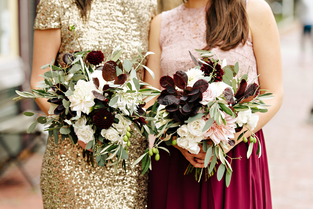 Kayla and Steve's Red and Gold Wedding The Atlantic Resort