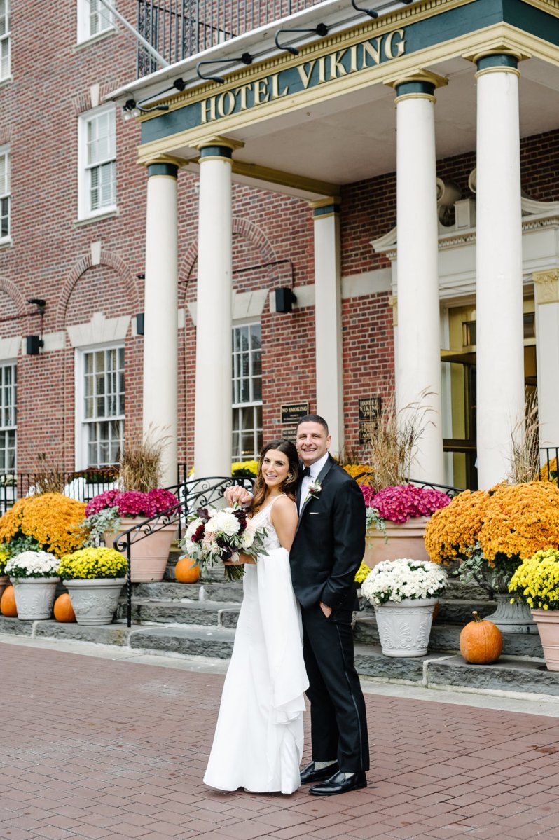 Kayla and Steve's Red and Gold Wedding The Atlantic Resort
