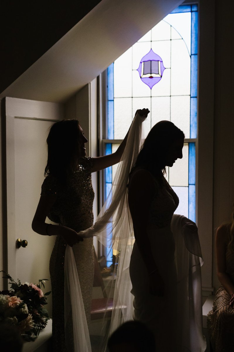 Kayla and Steve's Red and Gold Wedding The Atlantic Resort