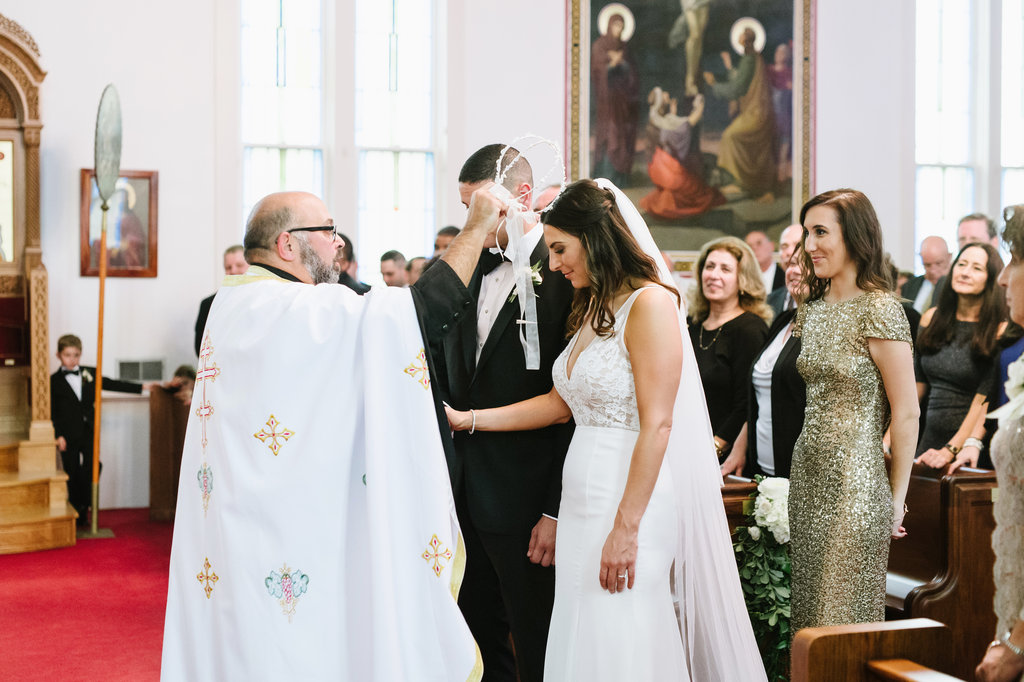 Kayla and Steve's Red and Gold Wedding The Atlantic Resort