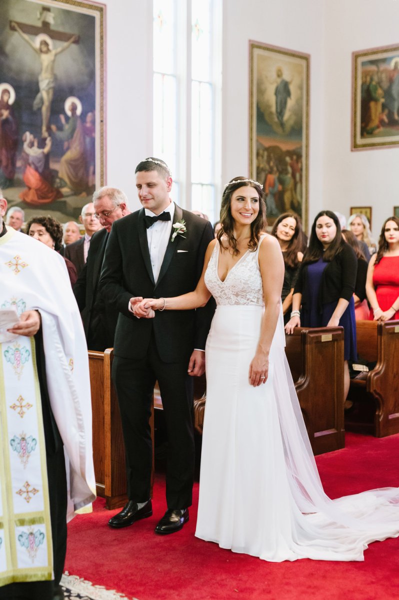 Kayla and Steve's Red and Gold Wedding The Atlantic Resort