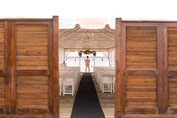 Holly + Nick's Regatta Place Wedding on The Newport Bride