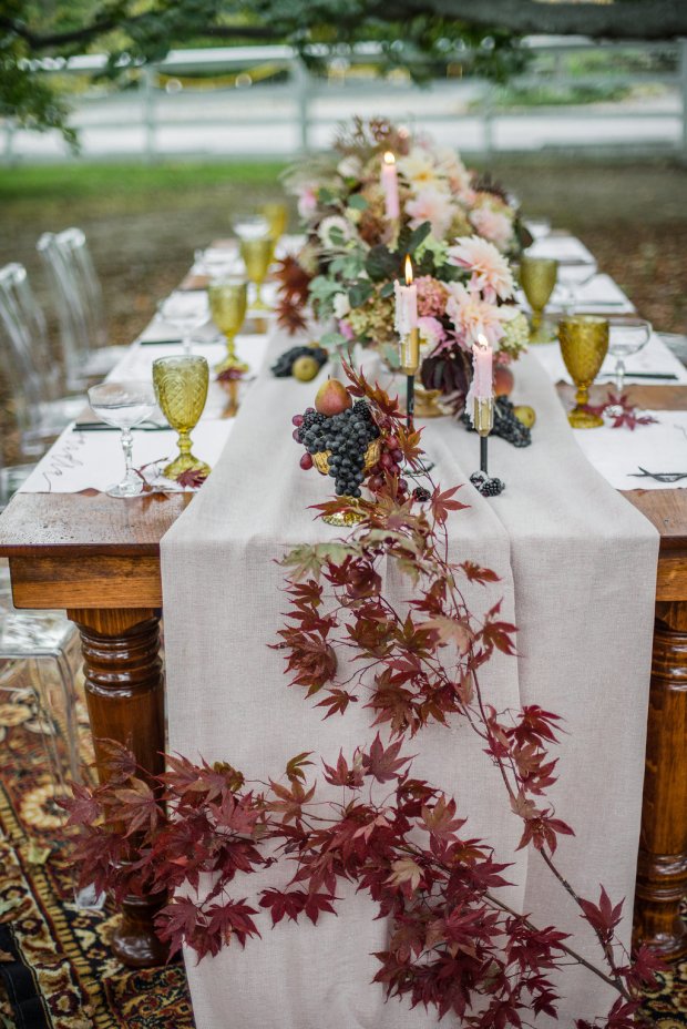 Fig and Fern- A Fall Styled Shoot at the Green Animals Topiary Gardens