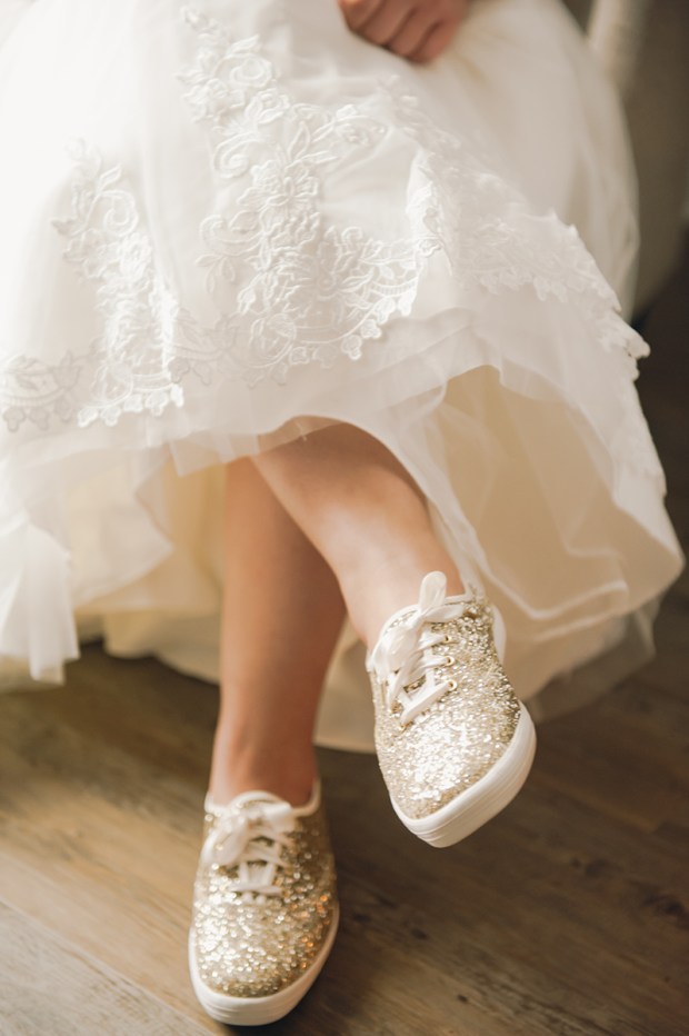 Danielle and Dan's Gold and Cranberry Atlantic Resort Wedding