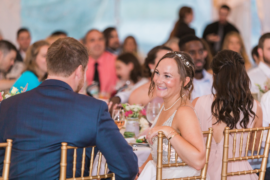 Chelsea and Nick at the Hereshoff Marine Museum on The Newport Bride