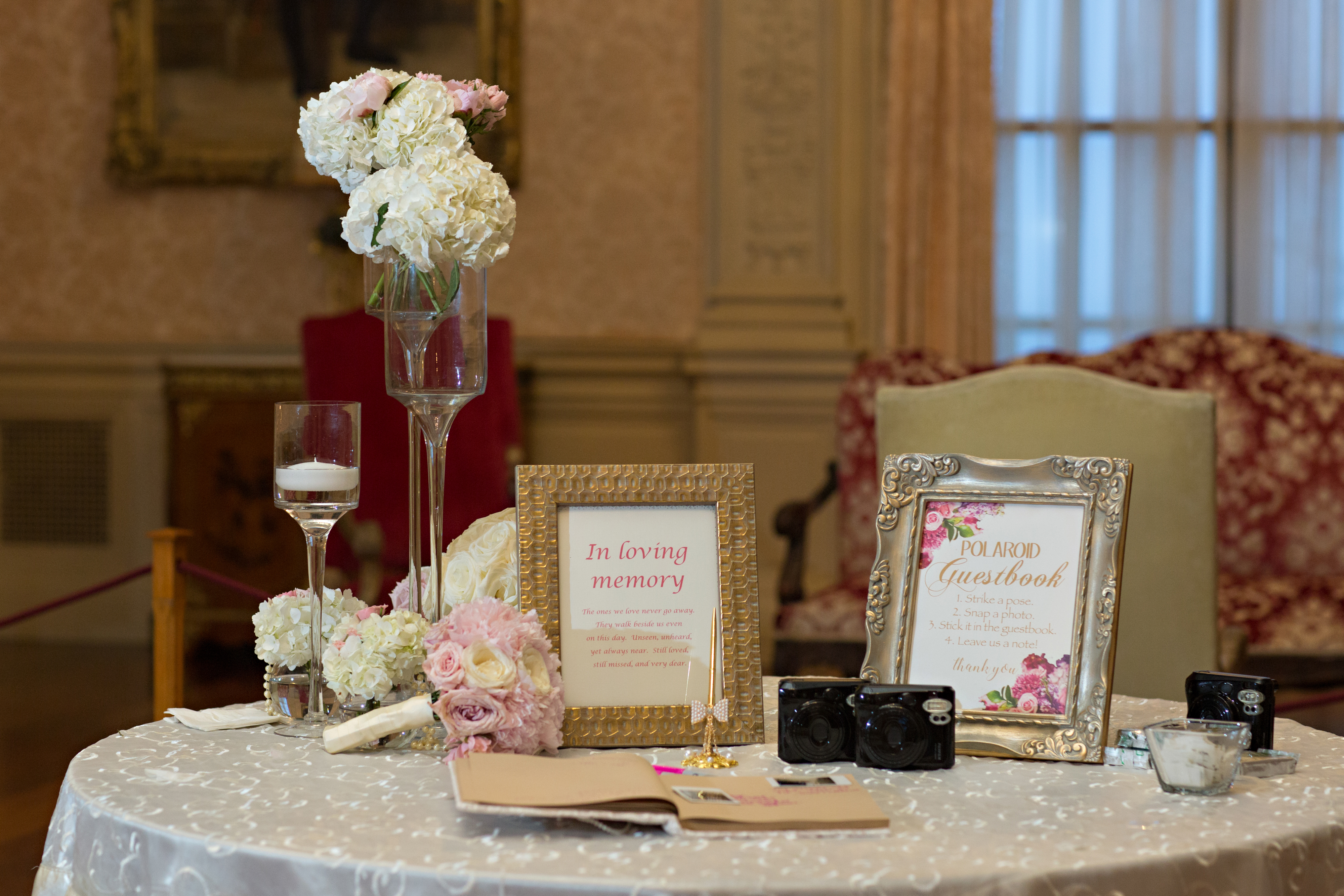 Ariana and Elie's Blush Toned Rosecliff Wedding on The Newport Bride