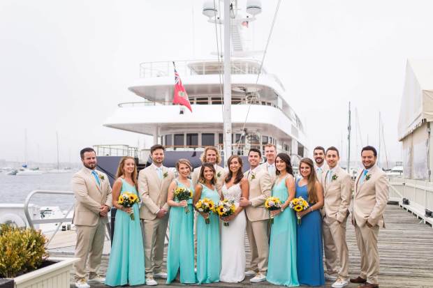 Holly + Nick's Regatta Place Wedding on The Newport Bride