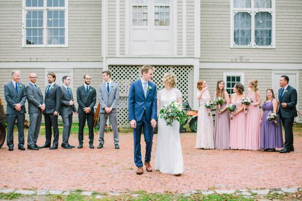 Ellen and Chris's Fall Wedding at the Narragansett Towers on The Newport Bride a Rhode Island Wedding Blog