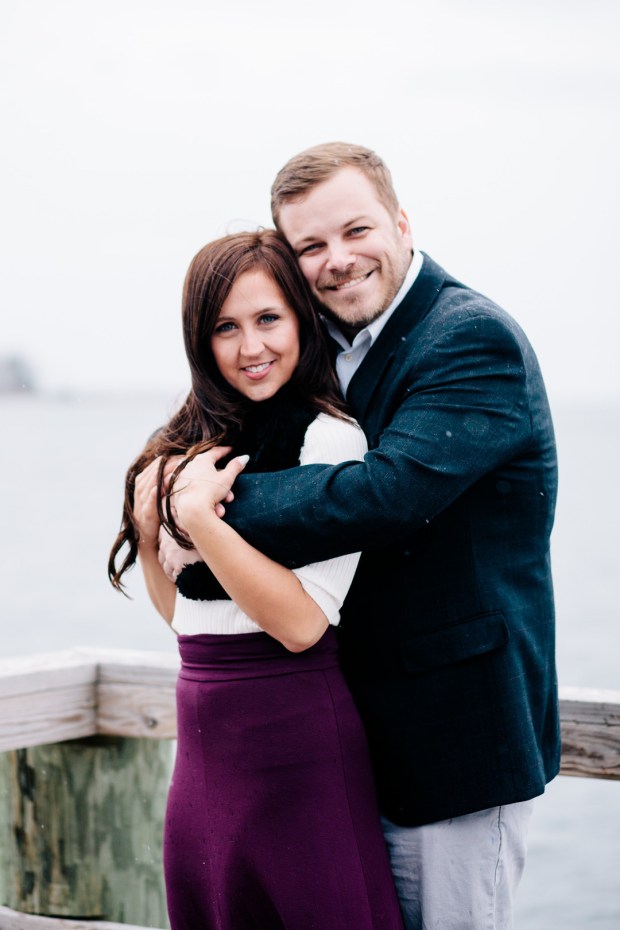 Justine + Brian's Winter Engagement Session at Blithewold Mansion and Gardens on The Newport Bride a Rhode Island Bridal Blog