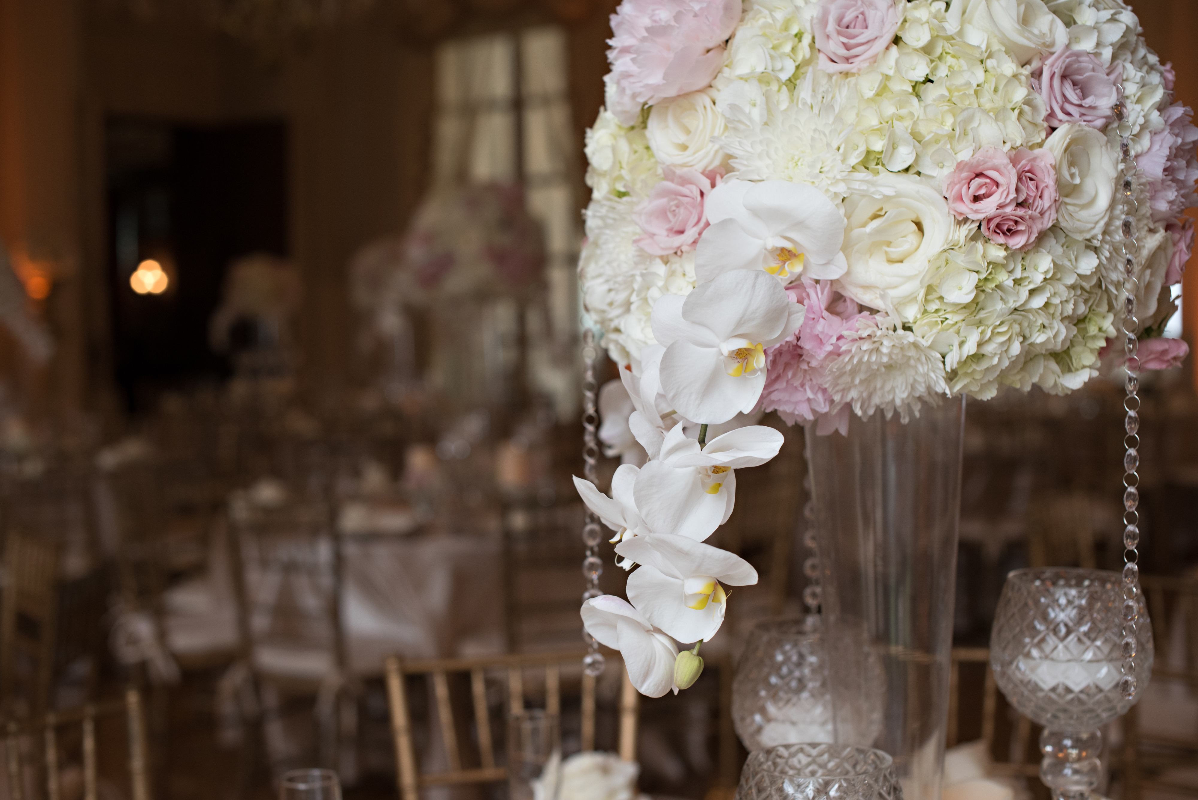 Ariana and Elie's Blush Toned Rosecliff Wedding on The Newport Bride