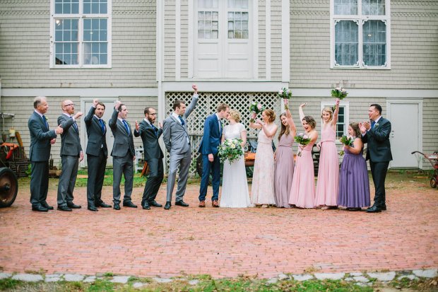 Ellen and Chris's Fall Wedding at the Narragansett Towers on The Newport Bride a Rhode Island Wedding Blog