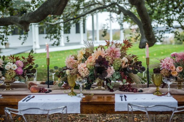 Fig and Fern- A Fall Styled Shoot at the Green Animals Topiary Gardens