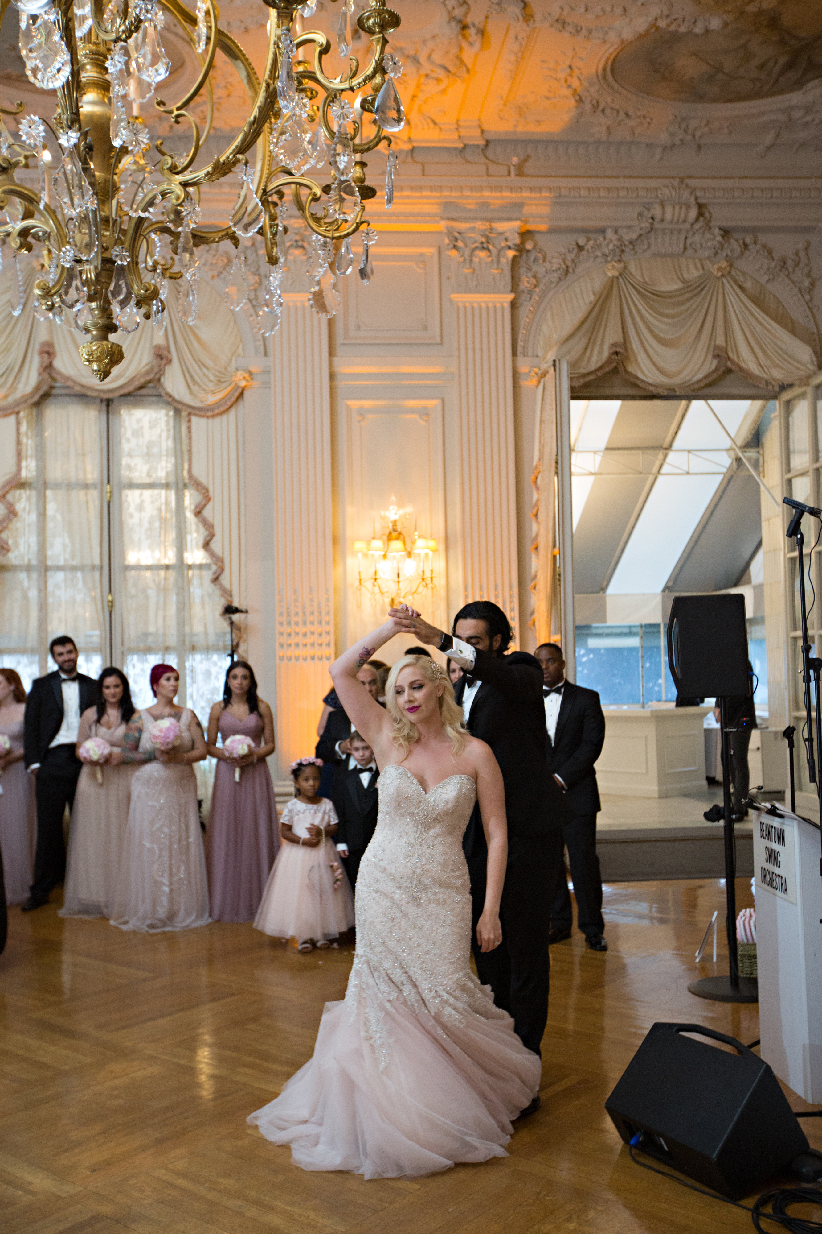 Ariana and Elie's Blush Toned Rosecliff Wedding on The Newport Bride a Rhode Island Wedding Blog