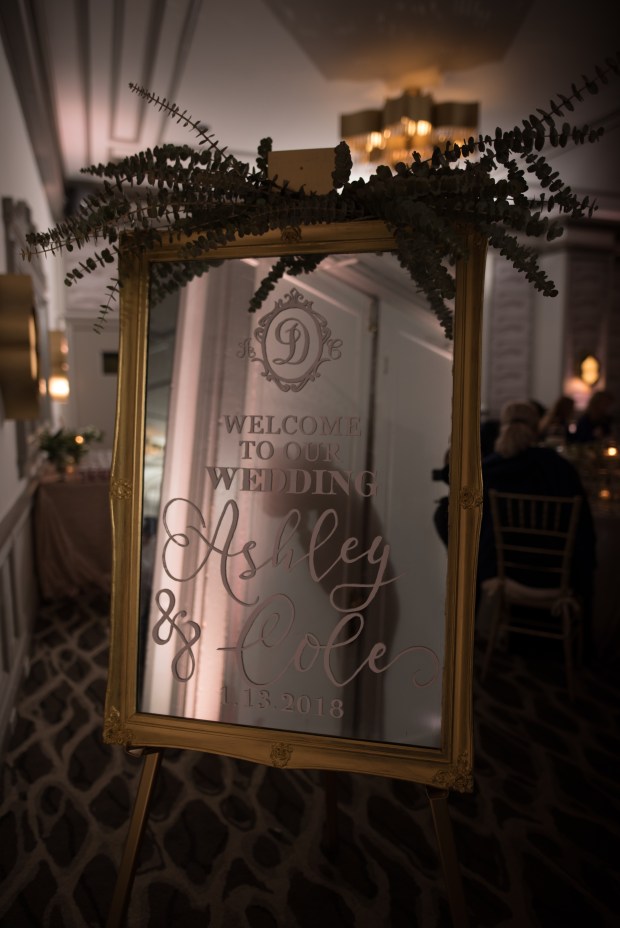 wedding welcome sign